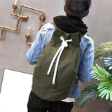 Canvas Barrel Backpack