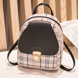 Mini Plaid Backpack