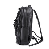 3D Skull Leather Backpack