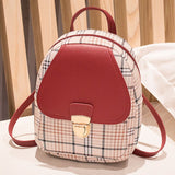 Mini Plaid Backpack