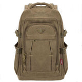 Military-Style Travel Canvas Backpack