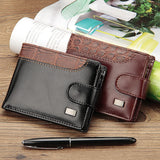 Vintage Trifold Leather Wallet