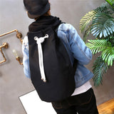 Canvas Barrel Backpack