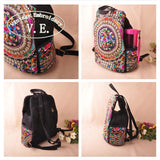 Vintage Embroidery Canvas Backpack