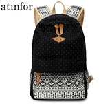 Atinfor Canvas Print Backpack