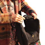 Vintage Embroidery Canvas Backpack