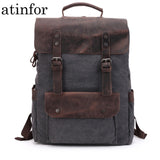 Atinfor Waterproof Canvas Backpack