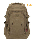 Military-Style Travel Canvas Backpack