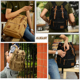 Auger Men's Canvas Travel Backpack