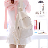 Retro Student Canvas Backpack