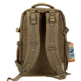 Military-Style Travel Canvas Backpack