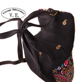 Vintage Embroidery Canvas Backpack