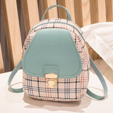 Mini Plaid Backpack