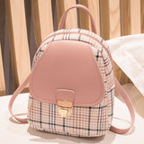 Mini Plaid Backpack