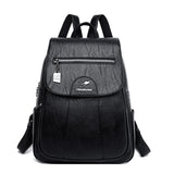 Kangaroo - Retro Women Leather Backpack