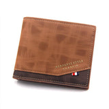 MenBense Leather Wallet with Coin Bag