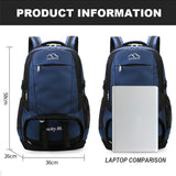 Aojiete Large Capacity Nylon Travel Backpack