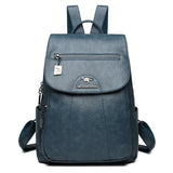 Kangaroo - Retro Women Leather Backpack