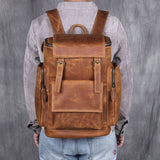 Jack of Clubs - Genuine Leather Backpack