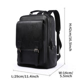 Moyii 14/15.6 inch Black Laptop Backpack