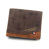 MenBense Leather Wallet with Coin Bag