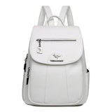 Kangaroo - Retro Women Leather Backpack