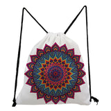 Mandala - Tribal Print Drawstring Backpack