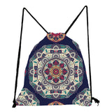 Mandala - Tribal Print Drawstring Backpack