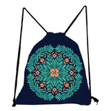 Mandala - Tribal Print Drawstring Backpack