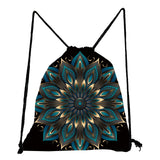 Mandala - Tribal Print Drawstring Backpack