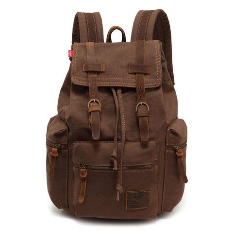 Auger Men's Canvas Travel Backpack