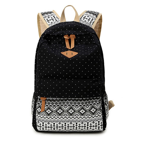 Atinfor Canvas Print Backpack