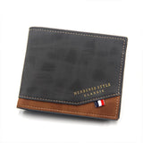 MenBense Leather Wallet with Coin Bag