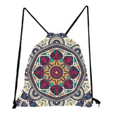 Mandala - Tribal Print Drawstring Backpack